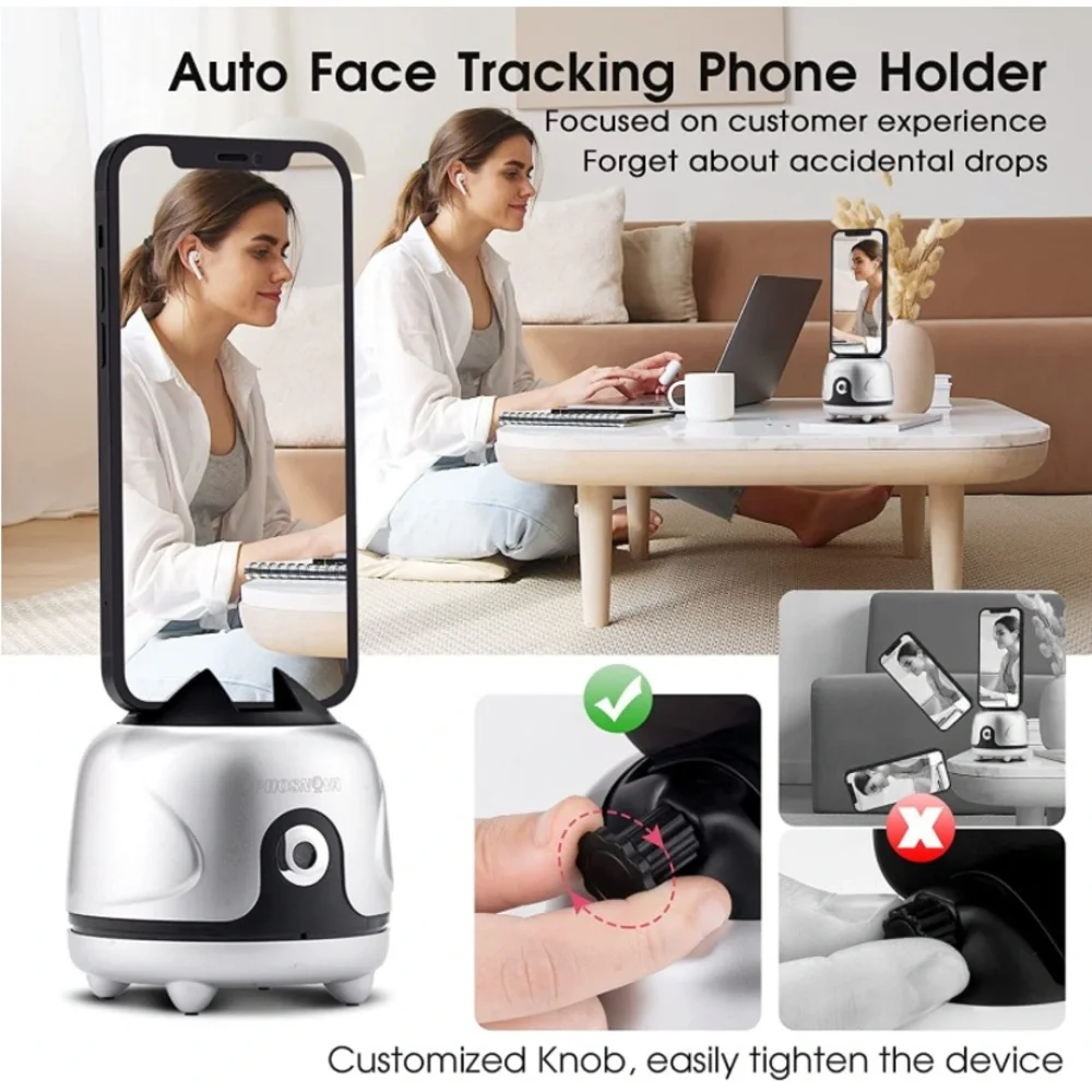 PHOSNOVA 2022 New Upgrade Auto Face Tracking Phone Holder